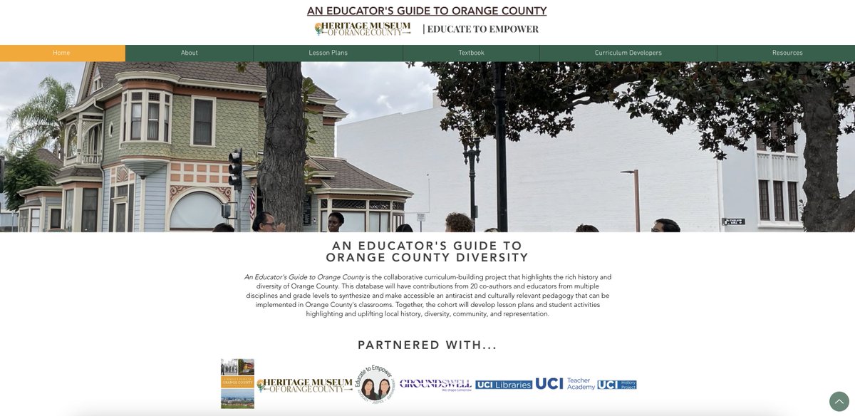 The Building A More Perfect Union grant allowed us to collaborate with local OC community partners and create An Educator's Guide to Orange County. 🍊 Check it out🔗educatorsguidetooc.org @edu_to_empower @writingproject @NEHgov @thuyvodang @NaeheeK @stacyyung