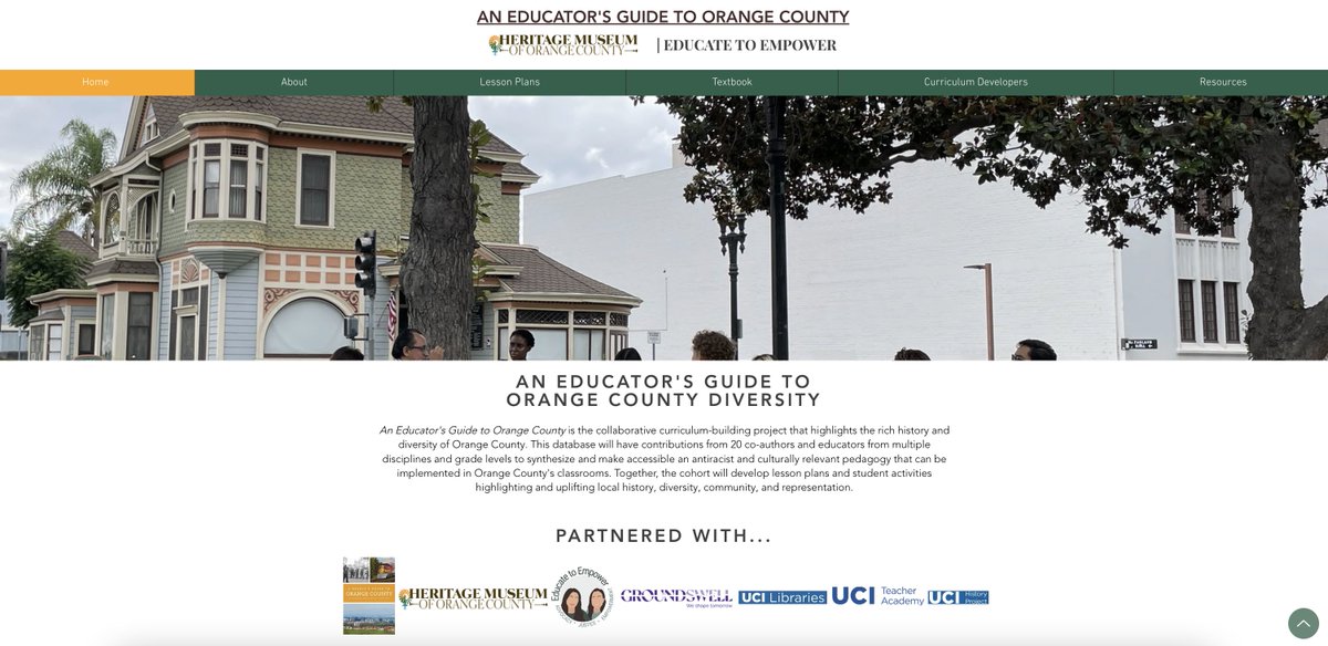 Virginia Nguyen (she/her) (@virginiahnguyen) on Twitter photo The Building A More Perfect Union grant allowed us to collaborate with local OC community partners and create An Educator's Guide to Orange County. 🍊 Check it out🔗educatorsguidetooc.org <a href="/edu_to_empower/">Educate to Empower</a> <a href="/writingproject/">Writing Project</a> <a href="/NEHgov/">National Endowment for the Humanities</a> @thuyvodang <a href="/NaeheeK/">Naehee Kwun</a> <a href="/stacyyung/">Stacy Yung</a> The Building A More Perfect Union grant allowed us to collaborate with local OC community partners and create An Educator's Guide to Orange County. 🍊 Check it out🔗educatorsguidetooc.org <a href="/edu_to_empower/">Educate to Empower</a> <a href="/writingproject/">Writing Project</a> <a href="/NEHgov/">National Endowment for the Humanities</a> @thuyvodang <a href="/NaeheeK/">Naehee Kwun</a> <a href="/stacyyung/">Stacy Yung</a>
