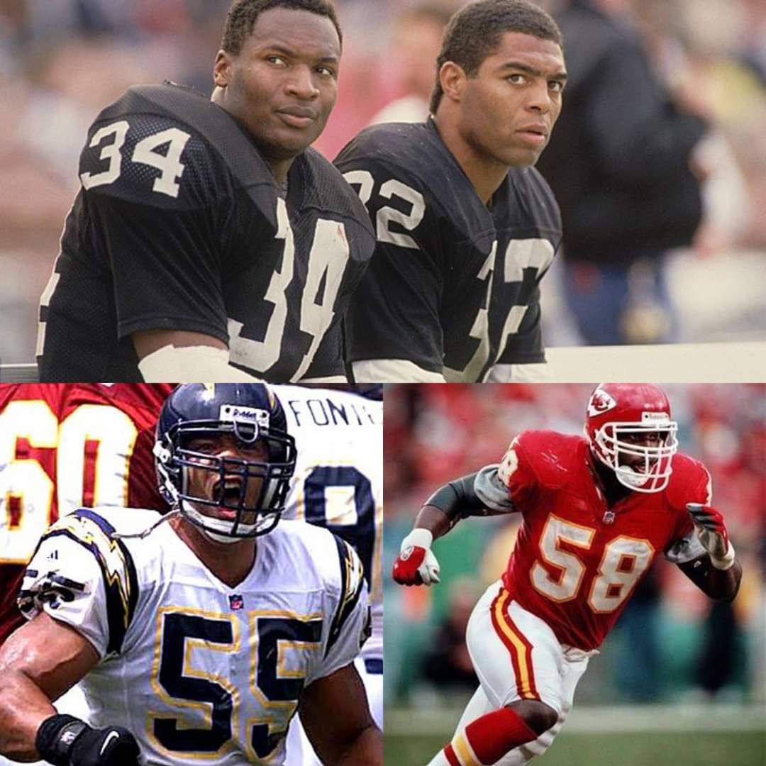 Haven't had much to say about the NFL lately but someone recently asked me...
If you had to rock the jersey of a player(s) from your most hated rival, who would it be? 
Being a Broncos fan..this is it for me
#denverbroncos #bojackson #marcusallen #juniorseau #derrickthomas