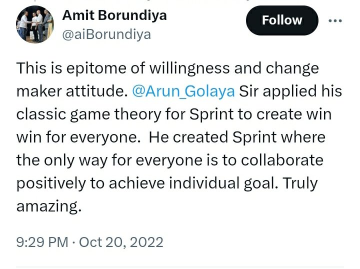 @saitejaped @PattyInnovate @veeradynamics @Arun_Golaya #BreakTheSilos
Don't hesitate to talk to each other directly...

Try to connect, collaborate & innovate together...

It's win-win for both innovators if we get the breakthrough...

Bharat will be immensely proud of ur innovation & contribution on cutting-Edge Technology space.