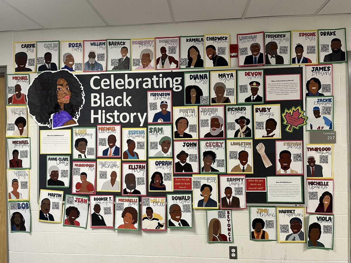 "Black history is not just for Black people. Black history is Canadian history." - JEAN AUGUSTINE
<a href="/GEDSB/">Grand Erie District School Board</a> The grade 6/7’s at Mapleview are working hard to share their knowledge on Canadian Black history.