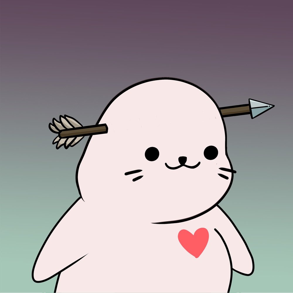 Happy V-Day, degens!

Love,

This <a href="/SappySealsNFT/">Sappy Seals</a> with a heart on