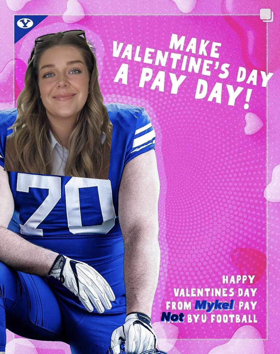 MykelVerse's tweet photo. @BYUfootball The most important Pay sibling 💅🏼💖 https://t.co/OY5W2c46TV