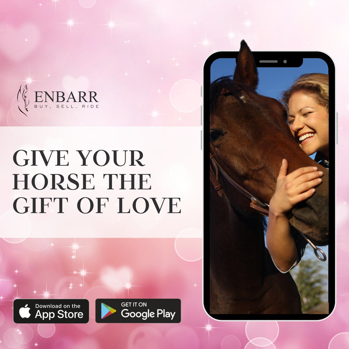EnbarrApp's tweet photo. Celebrate Valentine's Day by showering your horse with the gift of love and care!

🧲 Download ENBARR now!

#ENBARR #HorsesForSale #HorseMarketplace #HorseCommunity #HorseSales #HorseLovers #CAHorses #CAEquestrian #HorseForSaleCA https://t.co/ccZ4AotGqN