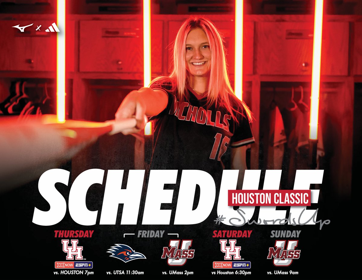 🚨 𝗦𝗖𝗛𝗘𝗗𝗨𝗟𝗘 𝗖𝗛𝗔𝗡𝗚𝗘 🚨

Due to expected inclement weather in Houston, TX, our schedule for this weekend's Houston Classic has been adjusted!

📆 geauxcolonels.com/news/2024/2/14…

#GeauxColonels | #SwordsUp⚔️