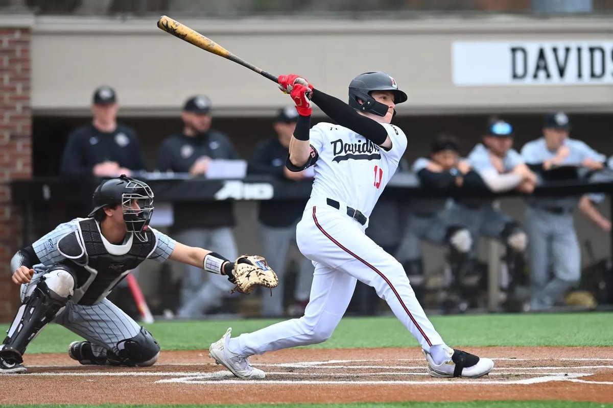 "Show me a catcher who hits lead off and I’ll tell you that you’ve caught a unicorn… no pun intended."

After popping a 1.026 OPS in his sophomore season, Jacob Friend is back to lead the <a href="/DavidsonBASE/">Davidson Baseball</a> lineup. The junior also shows a plus arm.

🔗 d1ba.se/4bRhUhN