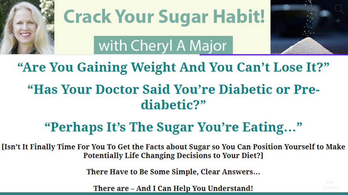 Janice_Dugas's tweet photo. "Crack Your Sugar Habit" will teach you how to become a smart &amp; more creative eater; to choose foods, create meals and recipes that solve diet, mood and weight loss problems! Your Health and Well Being are... #HomeStudyCourse #Empowerment #HealthyEating https://t.co/Gxyms2P3FD https://t.co/BmSi7GVJvg
