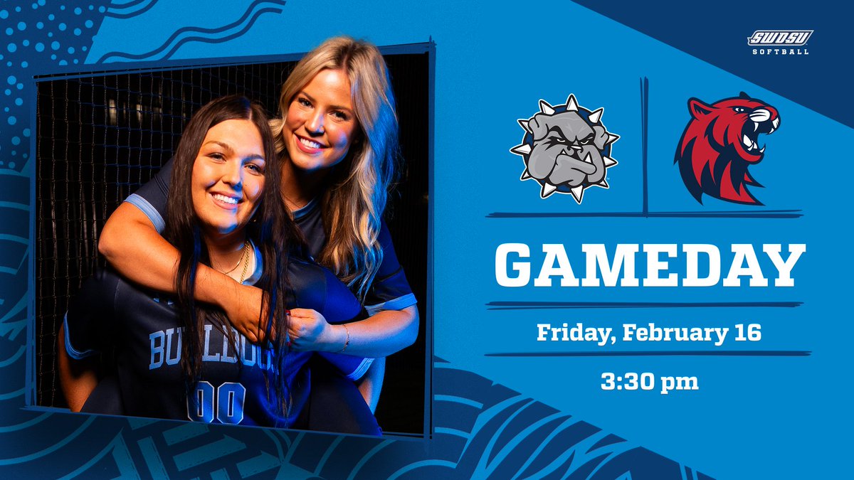 Bulldogs start the Raising Cane's Softball Festival off against No. 8 Rogers State this afternoon! Live Stats👉 bit.ly/3uyEPNQ #BlueCollar || @SWOSUSoftball