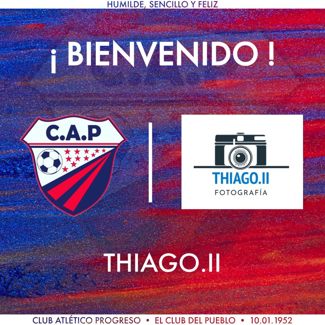 Progresopay's tweet photo. Thiago, ᴛɪʀᴀᴍᴇ ᴜɴᴀ ғᴏᴛᴏ 📸

¡Bienvenido Thiago como Sponsor al Club del Pueblo ! 💙❤️

#ElClubDelPueblo
#HumildeSencilloYFeliz https://t.co/prDrtpN12K