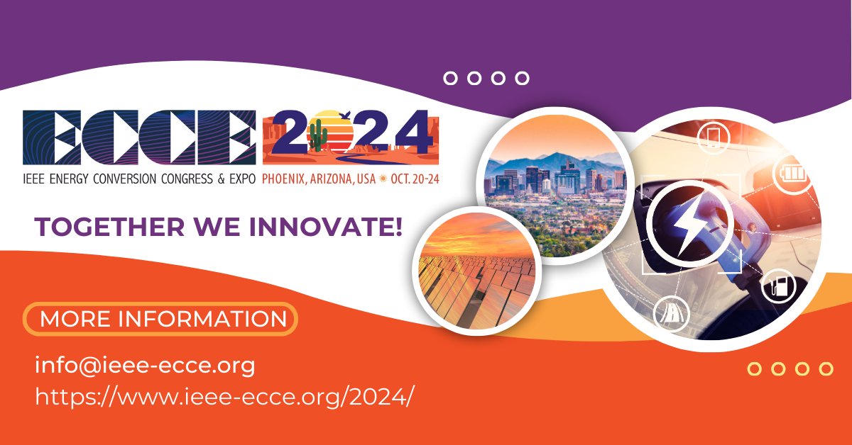 eetimes's tweet image. Join #ECCE 2024, the premier IEEE conference in electrical and electromechanical energy conversion. Experience industry-driven sessions, application-oriented seminars, and cutting-edge research in Phoenix, AZ, Oct. 20-24, 2024.
Learn more: arw.li/6016VUG8s

#Sponsored