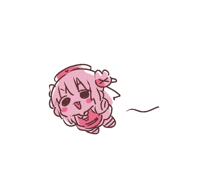 #名取がおはようする時絵がついてくる