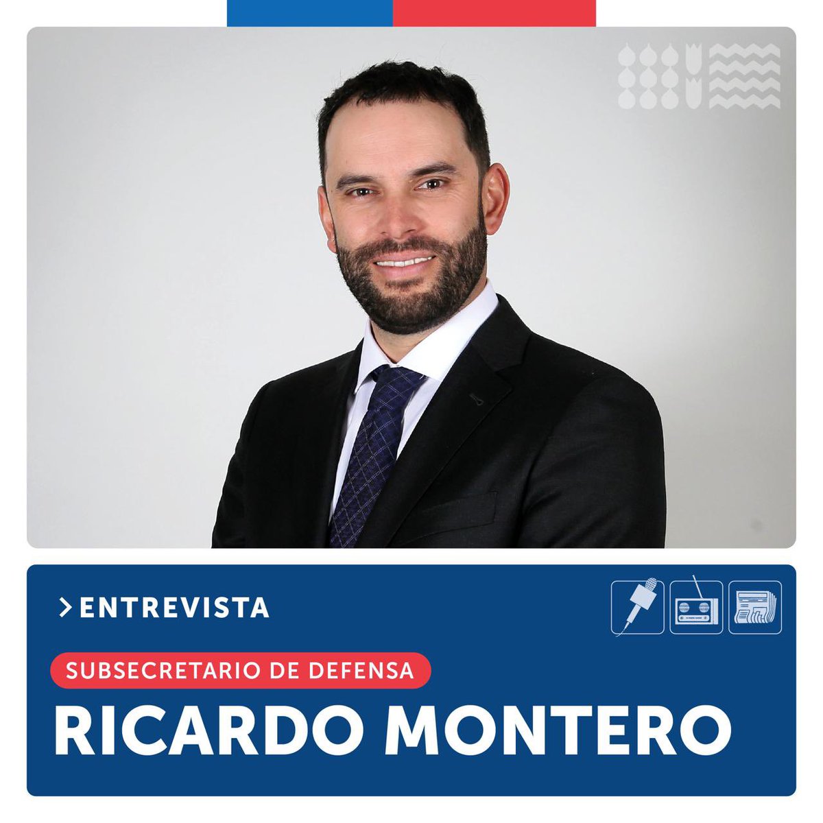 ¡En breve! El Subsecretario <a href="/Rmontero_/">Ricardo Montero Allende</a> participará en una entrevista en la radio <a href="/Cooperativa/">Cooperativa</a>, donde abordará temas relacionados con el Gabinete Pro Seguridad
👇🏼
🔺Escúchalo en cooperativa.cl junto a <a href="/rafadelagente/">rafael pardo</a> 📻