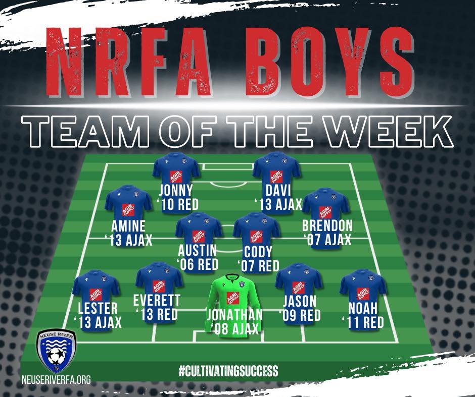 Congratulations to our Ladies and Boys Teams of the Week! These players have shown exceptional effort, leadership, and commitment on the field during practices and matches. Keep up the great work!