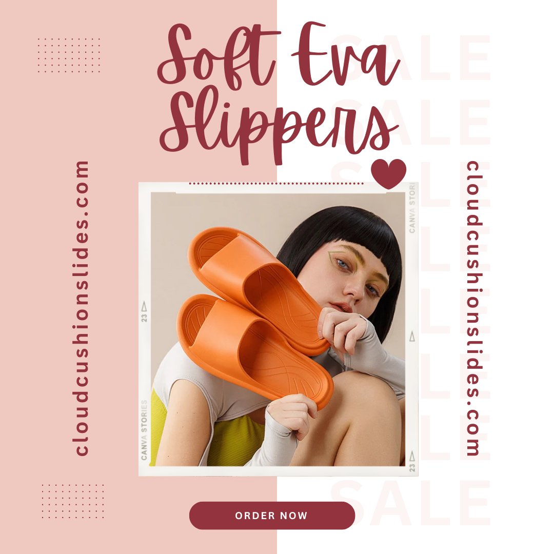 Experience cloud-like comfort with our Soft EVA Slippers! ☁️👣 Made with ultra-soft materials and cushioned soles, these slippers are like walking on air. 
Shop Now: cloudcushionslides.com/products/soft-…
#CloudCushionSlides #softslippers #comfyslides #shopnow #getthelook #cozycomfort