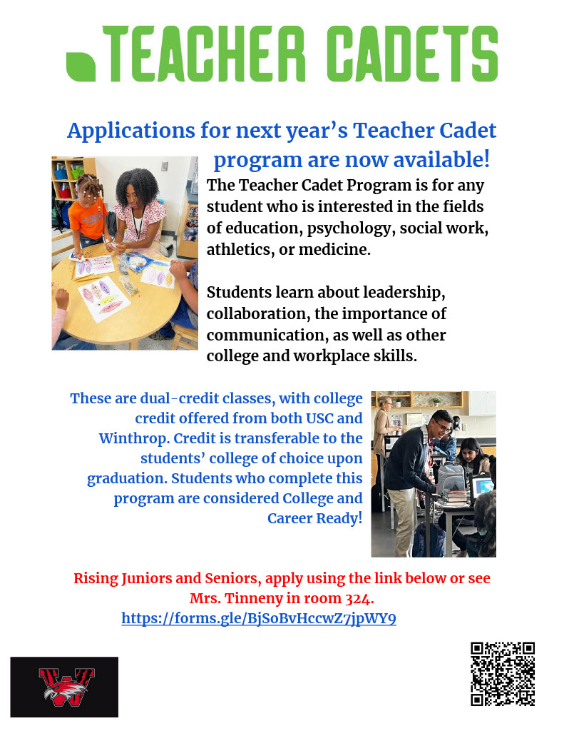 Come join us for real-world experience in elementary and middle school classrooms!