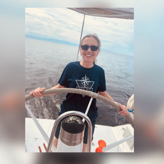 JooLee32's tweet photo. @OvercomingMS Sailing last year for the first time with #MSSail and #OceansOfHope …MS has opened up my world! https://t.co/iwtqNJLdbM