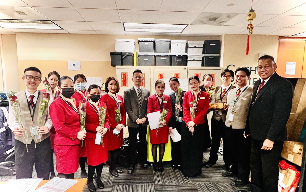 To Cathay Pacific SFO Team , Your leadership is a beacon of positivity and success. May your Valentine day be a bright and fulfilling as the path you paved for our Team. Thanks for putting your ❤️ into your work. #cathaypacific #movebeyond
