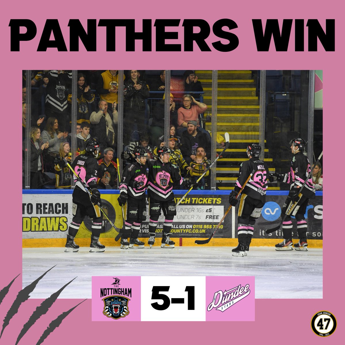 PanthersIHC's tweet photo. PANTHERS WITH THE VALENTINE'S WIN😼💘 https://t.co/1ixBawfXdy