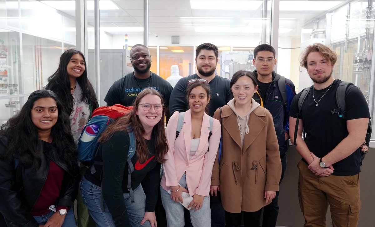 nanostanford's tweet photo. Yesterday, Professor Folarin Erogbogbo and some of his students from BME 168 - Medical and Biological Polymers, a @SJSU undergraduate course that studies #nano, stopped by for a quick visit and tour of our facilities.

Check out these photos from their adventure! 📸 https://t.co/sDUDdqc5Ud