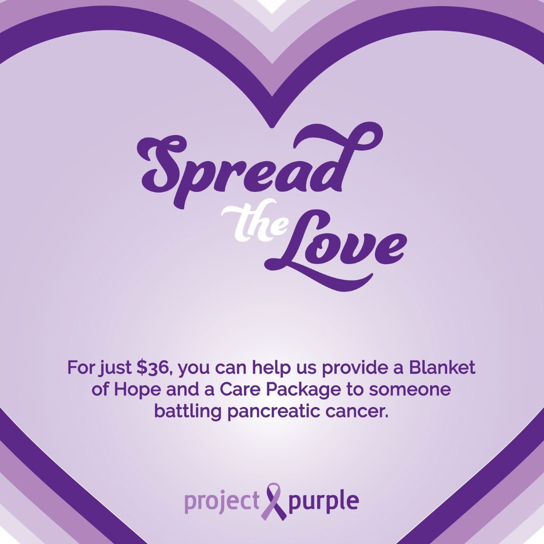 Run4Purple's tweet photo. A donation of $36 is all it takes to send a patient a blanket and care package. It's gestures like these that bring joy and smiles to patients like these. Let's spread the love to patients this Valentine's Day: https://t.co/LnGsLti90z https://t.co/lDjgl2eLwo