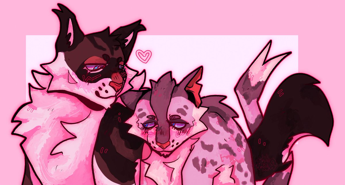 manthemoth's tweet photo. No Valentineโs Day art today but hereโs some old art of some ships to make up for it
(Tags: #warriorcats #warriors #furry #anthro #valentines #ships #nightheart #sunbeam #mothpool #hawkash #tigerdove) https://t.co/szqjEaHmty