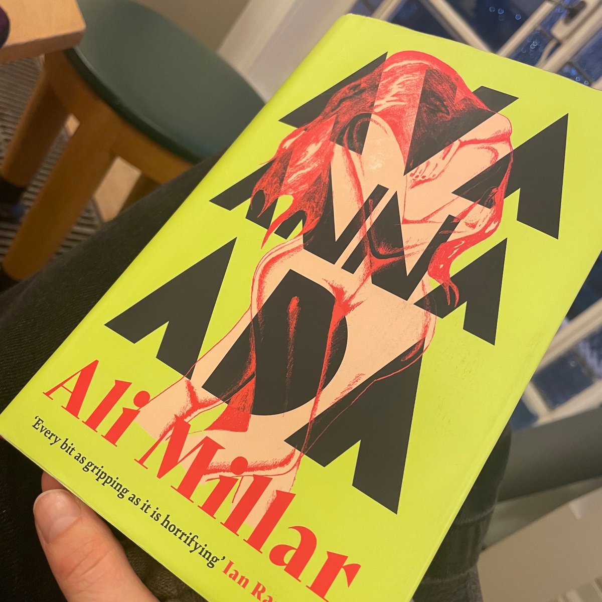 Been waiting a long while to read this rather demented book by @ali_l_millar ~ it’s fairly dark & what the actual fuck. My kind of story ❤️👌#avaannaada