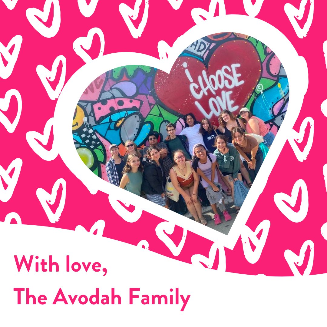 Taking a whole year to get to know yourself better, grow as a Jewish social justice leader, explore relationships with people that share your values, and serve in community is a beautiful expression of love. 💌 Happy Valentine's Day from all of us.