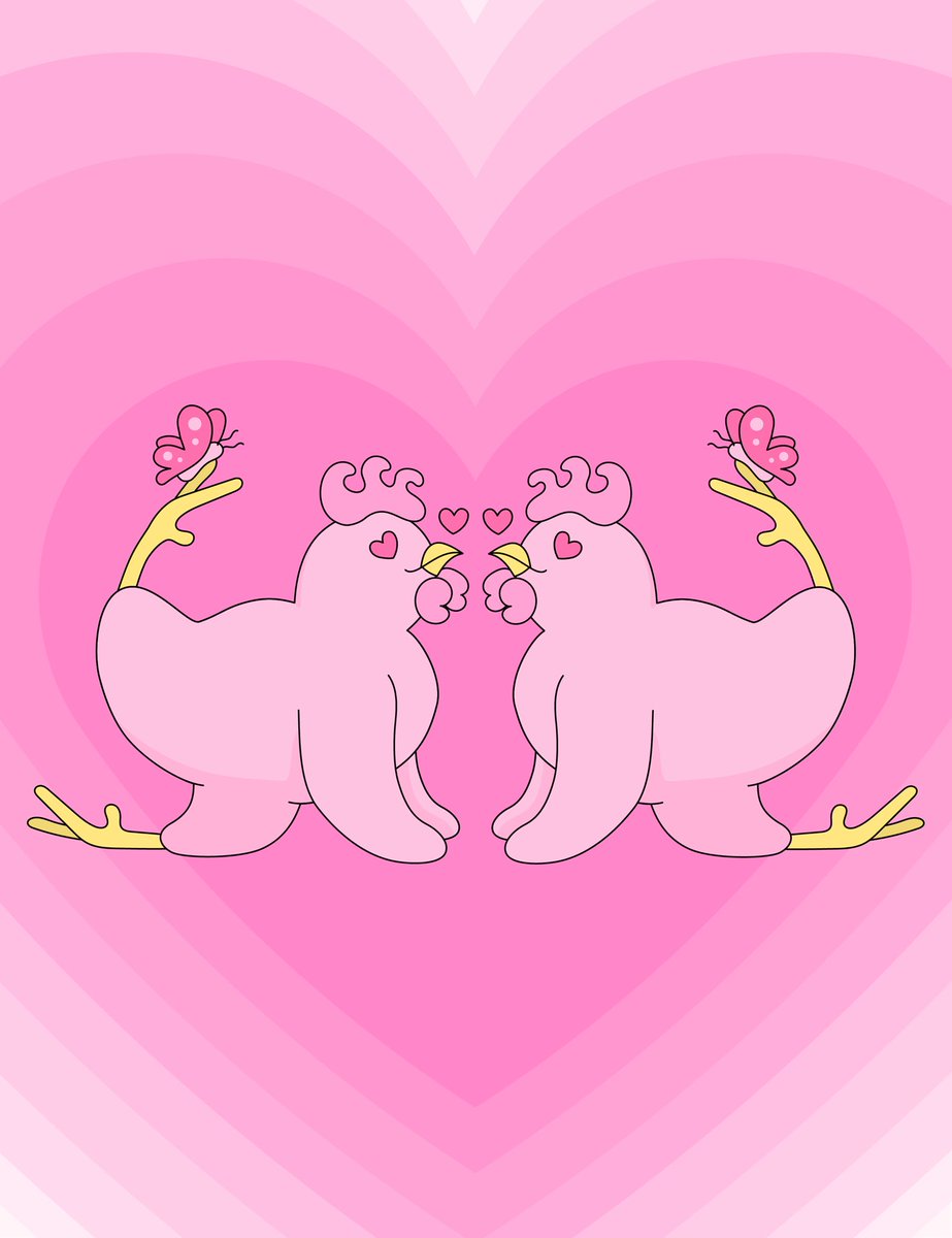 💐🩷Happy Valentine’s Day🩷💐

We are two birds of a feather let’s flock together baby🐣🐣 🌹