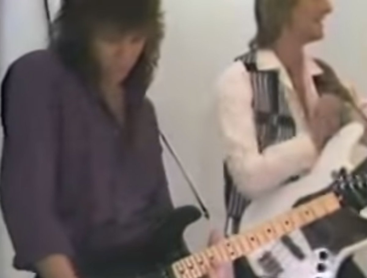 Anyone recognize the guy in purple? Yep, that’s @jonbonjovi! He was featured in Scandal’s Loves Got A Line On You (Version 1)… 1983! Watch the whole video here: youtu.be/Qzl_bUasVIo?si… #BonJovi #JonBonJovi