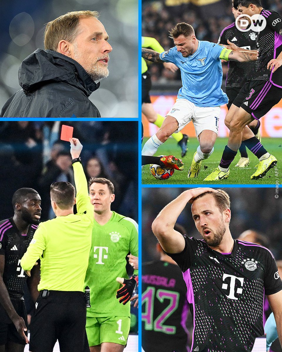 dw_sports's tweet photo. ❌Beaten by Lazio in the UCL
😠 2nd defeat in a row
🎯 Not a single shot on target
😱 3 defeats in last 6 games

Bayern Munich in crisis mode!

#LAZFCB https://t.co/13CAga1YXO