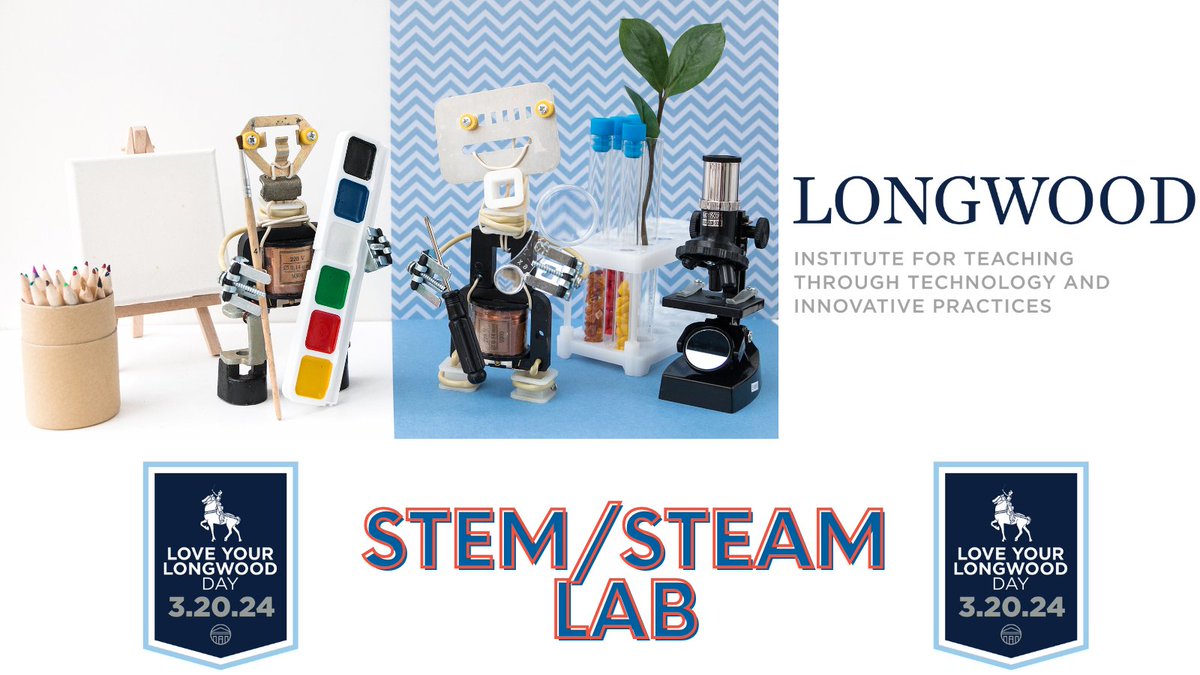 Exciting news! This #LoveYourLongwoodDay you could support resources for our new STEM/STEAM Lab in the Hull Education Building. Support #ITTIPSTEM and inspire future STEM leaders! <a href="/LongwoodCEHHS/">College of Education, Health, and Human Services</a> <a href="/longwoodu/">Longwood University</a>