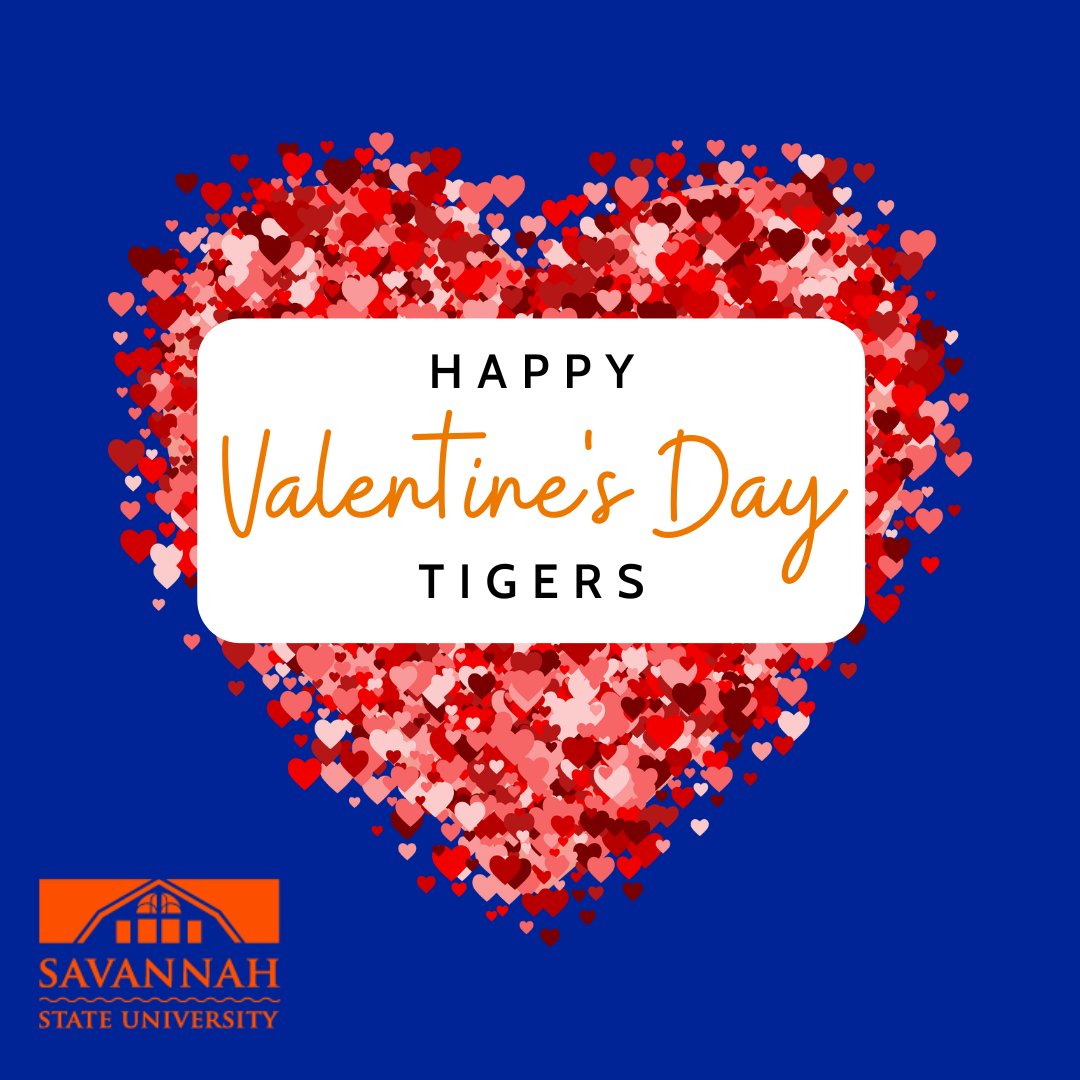 Roses are red, violets are blue- so many reasons to love SSU! #valentinesday #ssutigers #savannahstateuniversity