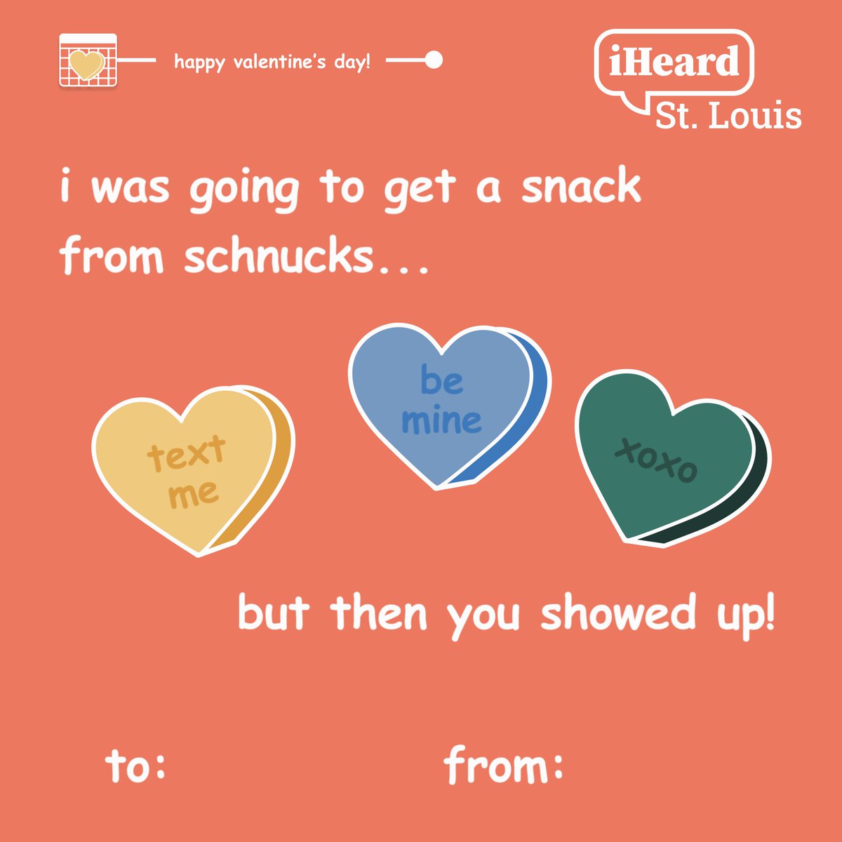 iheard_stl's tweet photo. Another #repost - share the St. Louis love! Swipe ➡️ for our local twist on Valentine's Day memes.
#iHeardSTL #STLLove #StLouis #Missouri #ValentinesMeme #VDay #ValentinesDay #Meme https://t.co/olPhjlC3oG