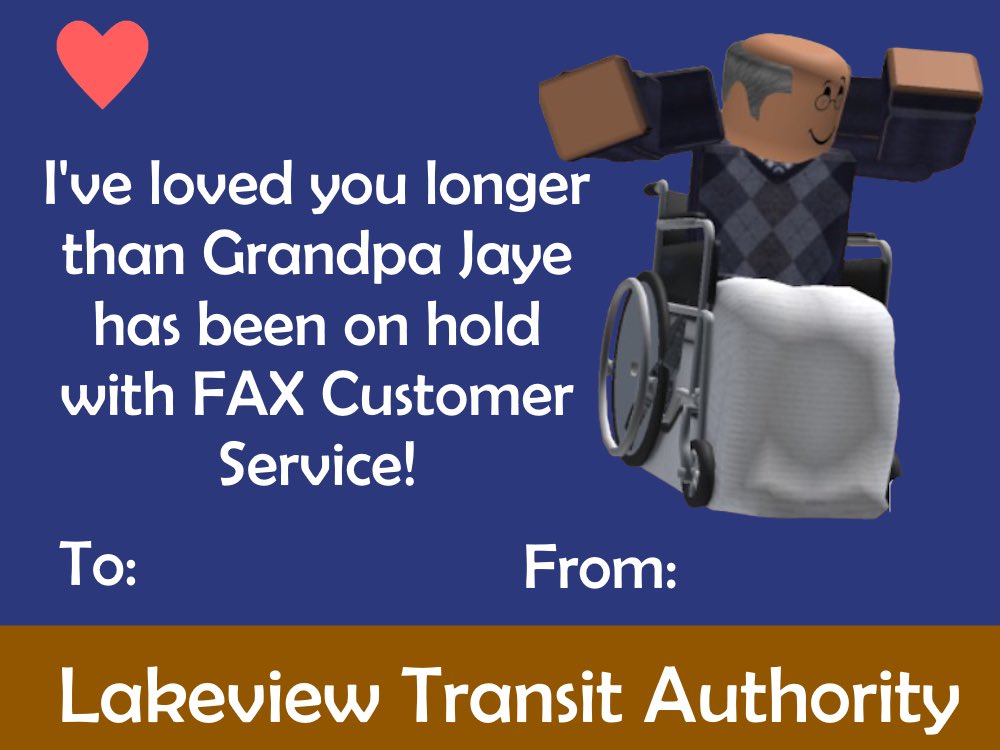 LakeviewTransit's tweet photo. happy Valentine’s Day yall https://t.co/JIQVin5OVB