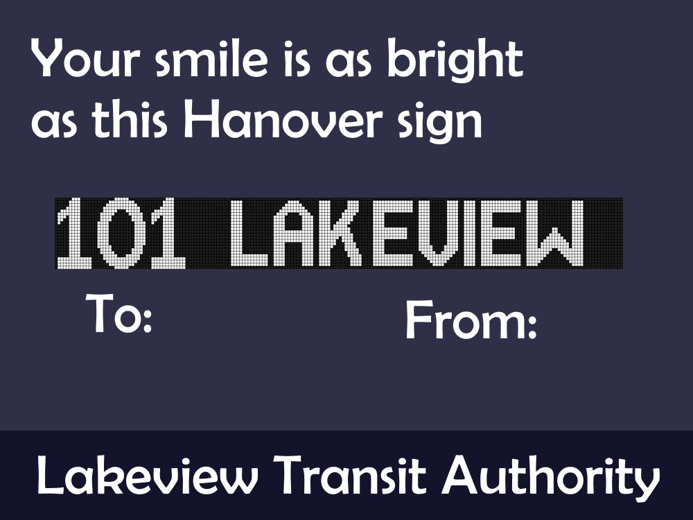 LakeviewTransit's tweet photo. happy Valentine’s Day yall https://t.co/JIQVin5OVB