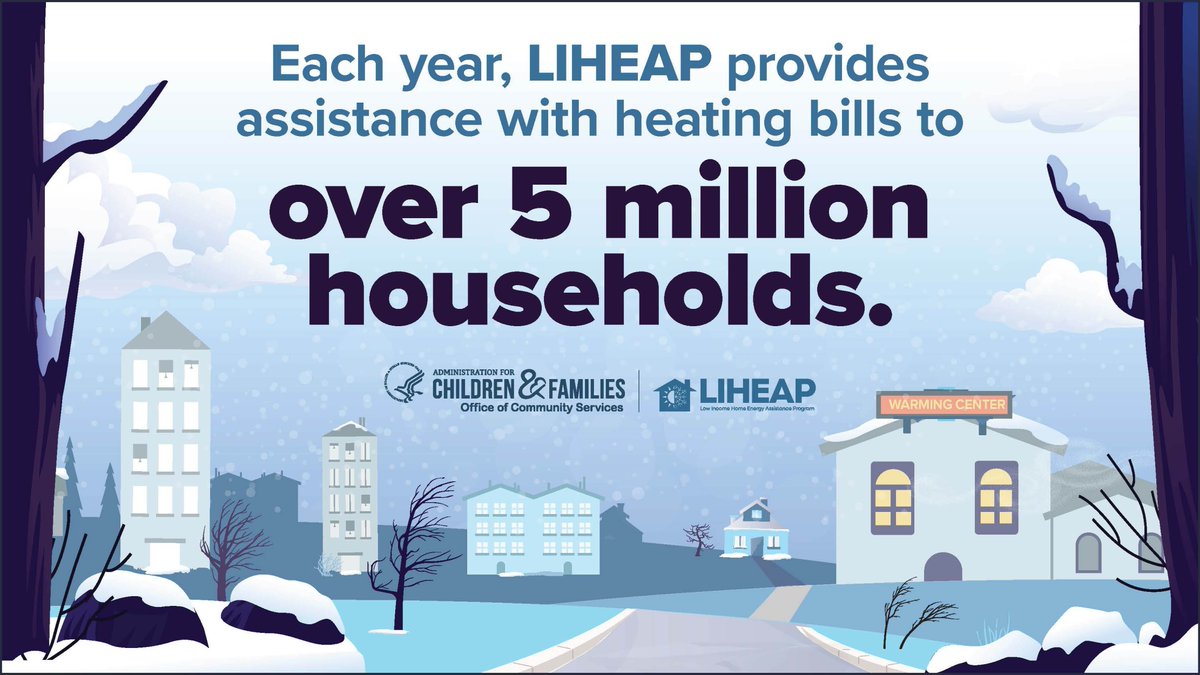 ACFHHS's tweet image. More than 1 in 4 U.S. households struggle with their home energy bills. 

But the Low Income Home Energy Assistance Program (LIHEAP) can help keep the heat on! To see if you qualify, visit energyhelp.us!

#EnergyAssistance #LIHEAP