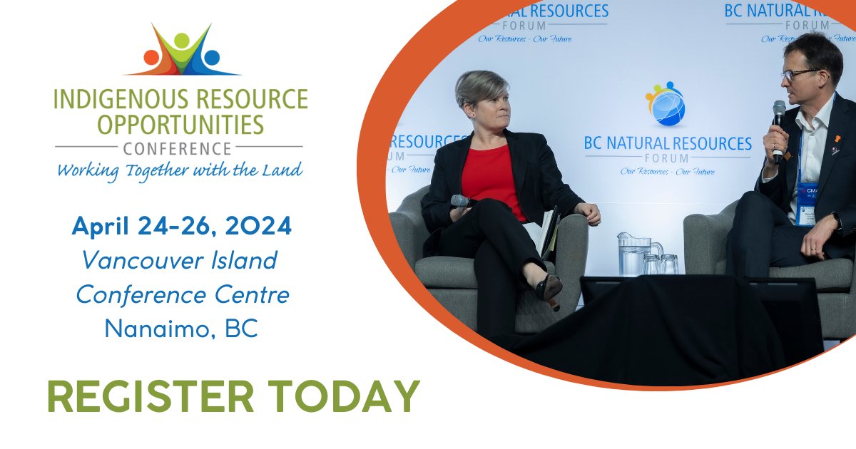 Continue the conversation with Hon. Josie Osborne, Minister of Energy Mines and Low Carbon Innovation and Chris O’Riley, CEO, BC Hydro at BCNRF’s partner event the 8th Indigenous Resource Opportunities Conference.

Register today: ow.ly/QNlt50QBn9U

#IROC2024