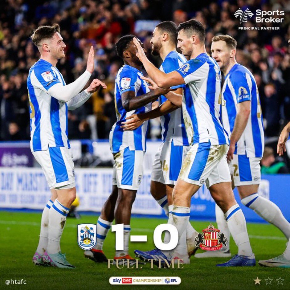 Huddersfield Town prevailed with a 1-0 victory against Sunderland, with Matthew Pearson breaking the deadlock before halftime. @joshwrightt12__ on The Terriers: breakingthelines.com/efl-championsh…
