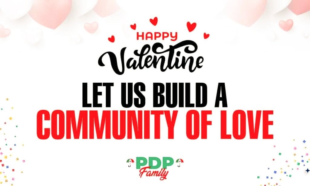 VANPDPNg's tweet photo. #PDPVICTORY IS #TIGHT_IN_LOVE
Love always wins, no matter the weight or intent of the hatred. Even truth is expendable, but not love. Love is the music of the Universe, but alas, a sober, practical mind can never hear it.
Let's use D season to love each other & plan for victory https://t.co/9VC03FwC44