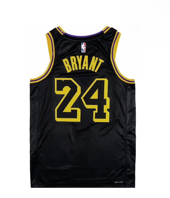 Kobe Bryant #8 &amp; #24 Mamba Mentality Lakers City Edition Swingman Jersey
Size: Medium
Condition: Brand New
Price: $160
Shipping Available! 📦