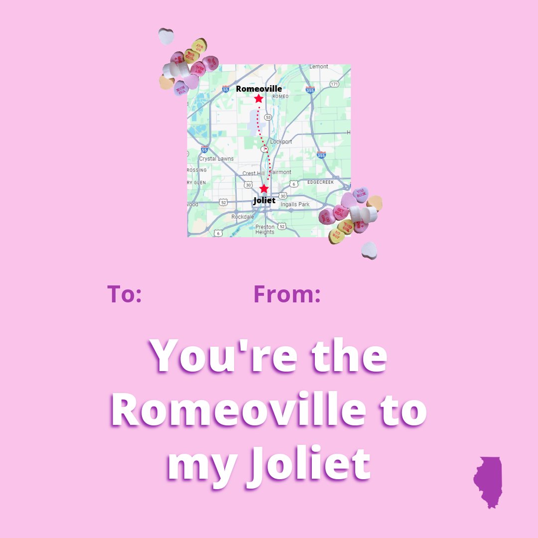It's not too late to ask that special someone in Illinois to be your Valentine! ❤️