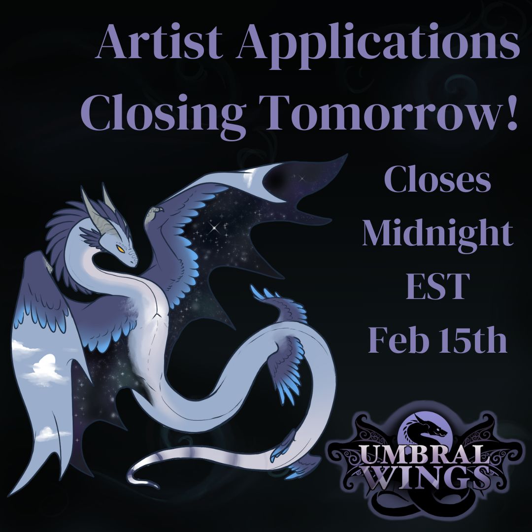 Umbral Wings Collaborative Tarot Project will be closing our artist applications tomorrow at midnight EST. Make sure you get your applications before it’s too late!  #dragons #tarot #witchy #tarotdeck 🔗⬇️