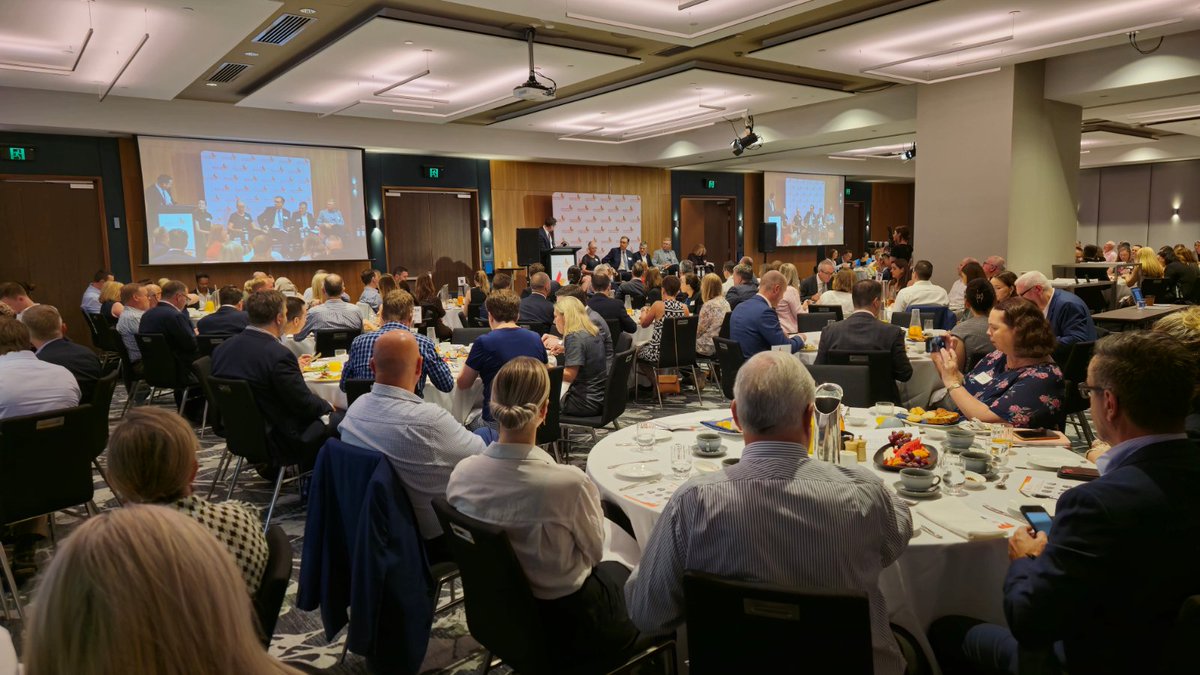 It's a packed room at Queensland’s State of Play this morning! Our panel of leaders from QLD’s peak industry bodies are providing expert opinion and overview of their industry/sector and discussing opportunities and challenges ahead for QLD in 2024 and beyond. #auspol #qldpol
