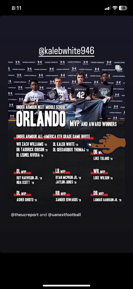 Kaleb White tweet media