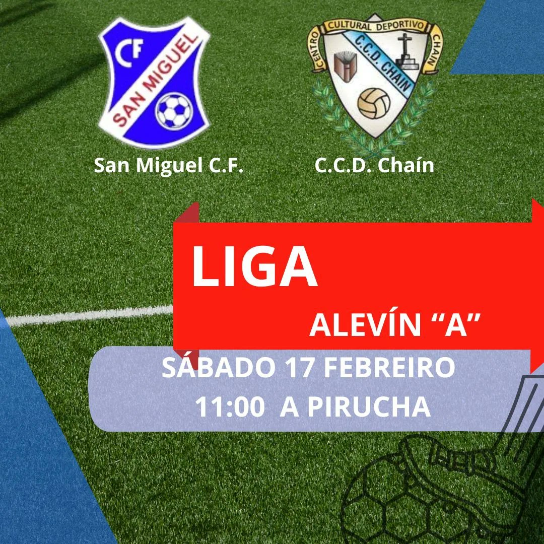 CFSanmiguel's tweet photo. Partidos da próxima fin de semana. O benxamín xogará o se partido o Martes día 20 de Febreiro.

💙⚽

#eusondosanmi https://t.co/eCLNK0BNzT