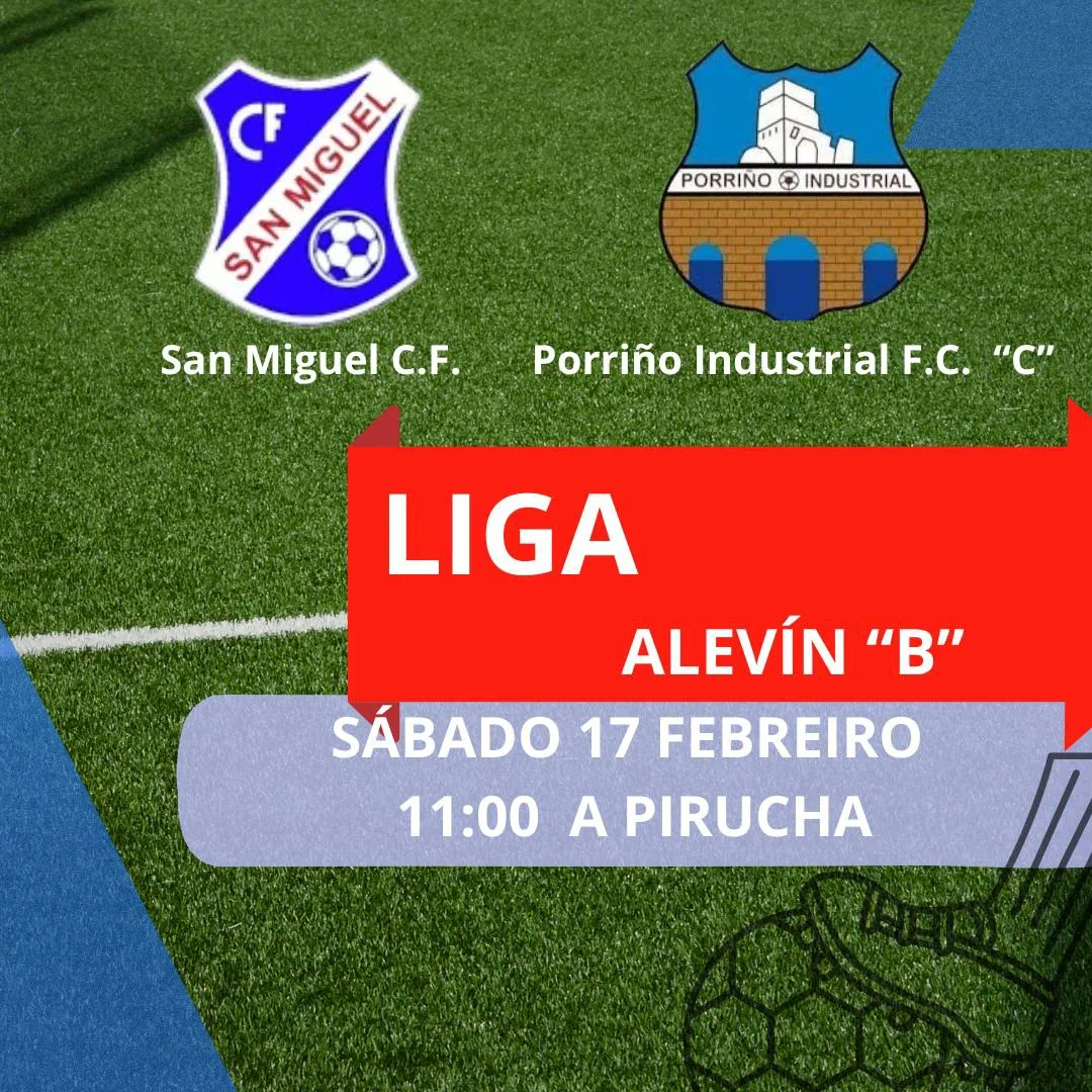 CFSanmiguel's tweet photo. Partidos da próxima fin de semana. O benxamín xogará o se partido o Martes día 20 de Febreiro.

💙⚽

#eusondosanmi https://t.co/eCLNK0BNzT