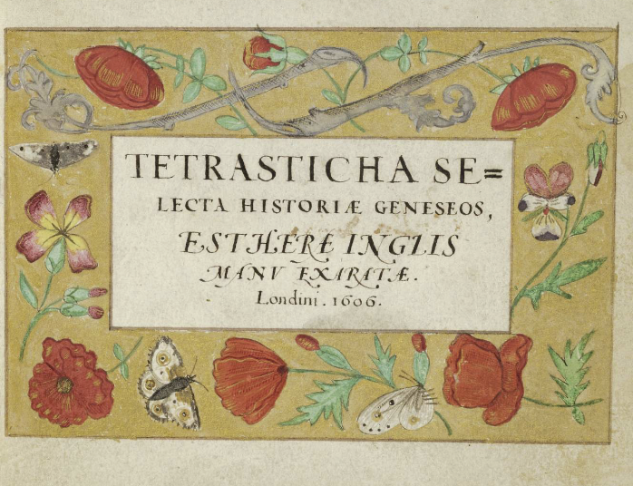 @EstherInglis24 reports that @stabiberlin has their Esther Inglis MS online, fully digitized! It's gorgeous, gifted to courtier Christian Friis, who visited England in 1606 with Queen Anna's brother Christian IV of Denmark. digital.staatsbibliothek-berlin.de/werkansicht/?P…