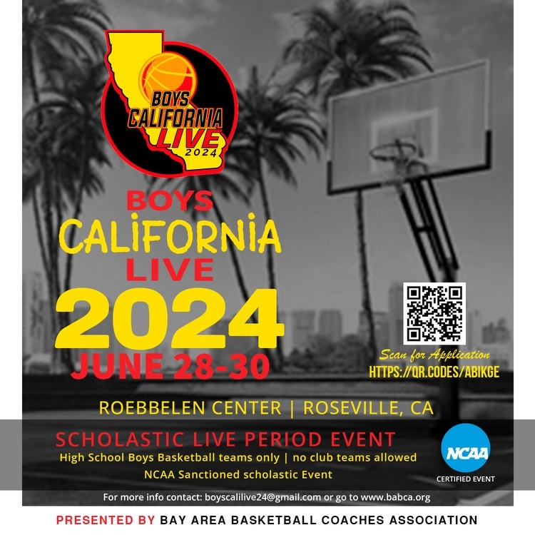 Make sure to follow @BoysCaliLive24 for the live NCAA Viewing event for 2024. Info is below and event is in NorCal. Girls CA live will be in SoCal this year. More info coming soon!