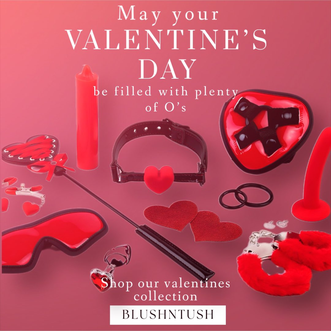 Happy Valentine’s Day! 

Love, blush &amp; tush x
FREE UK shipping for orders over £60 🚚