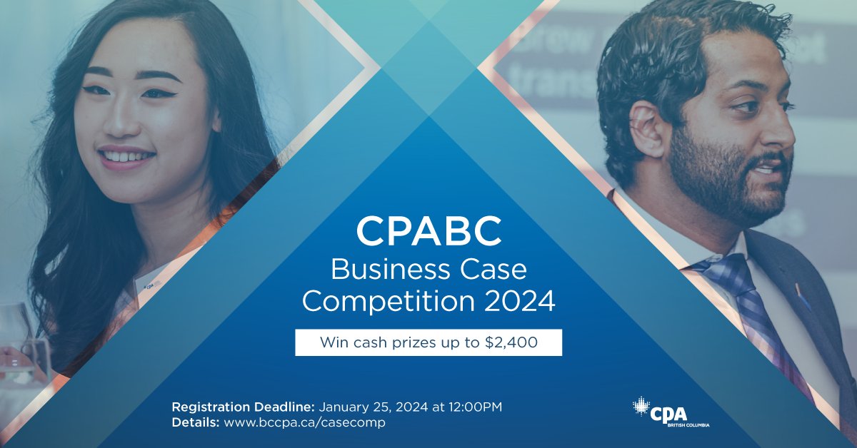 Exciting News! 
We're thrilled to announce that the CapU team of Priya McMurtrie, Samantha Whyte, and Yaseen Shivji, has advanced to the final round of the CPABC Annual Business Case Competition! 🚀🏆
A big shoutout to the dedicated coach, Ronald Wong, who's been guiding them.🙌